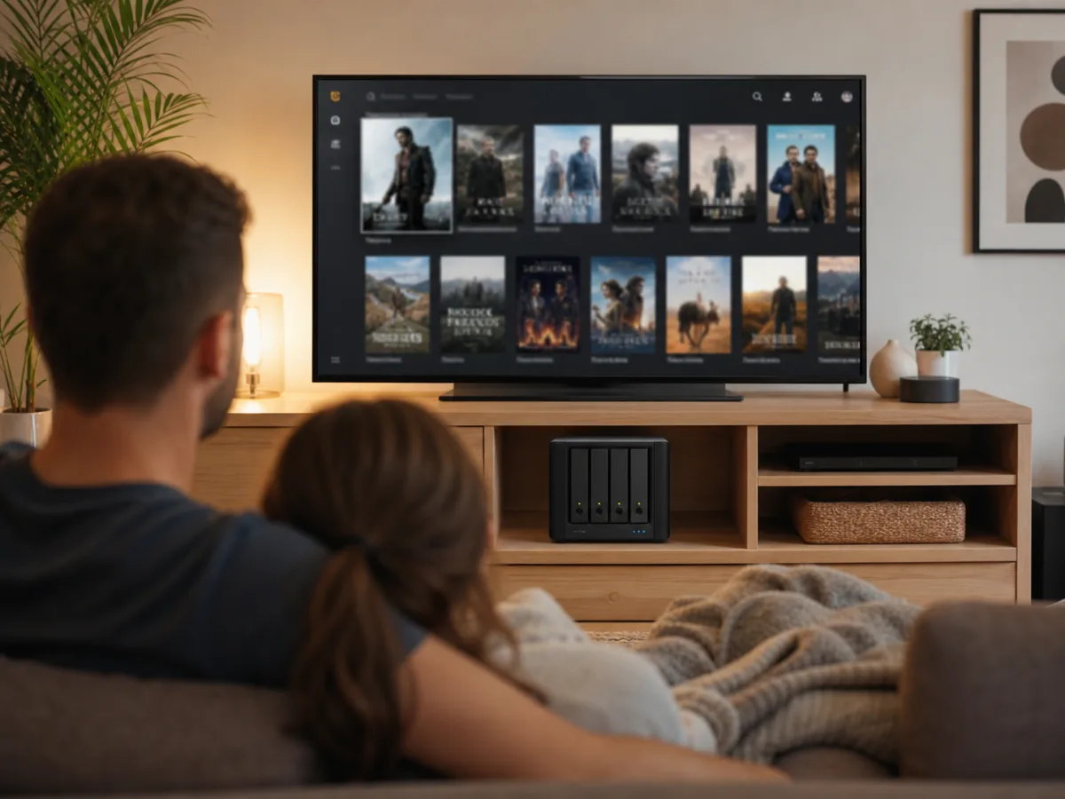 NAS utilise pour regarder films et series a la maison