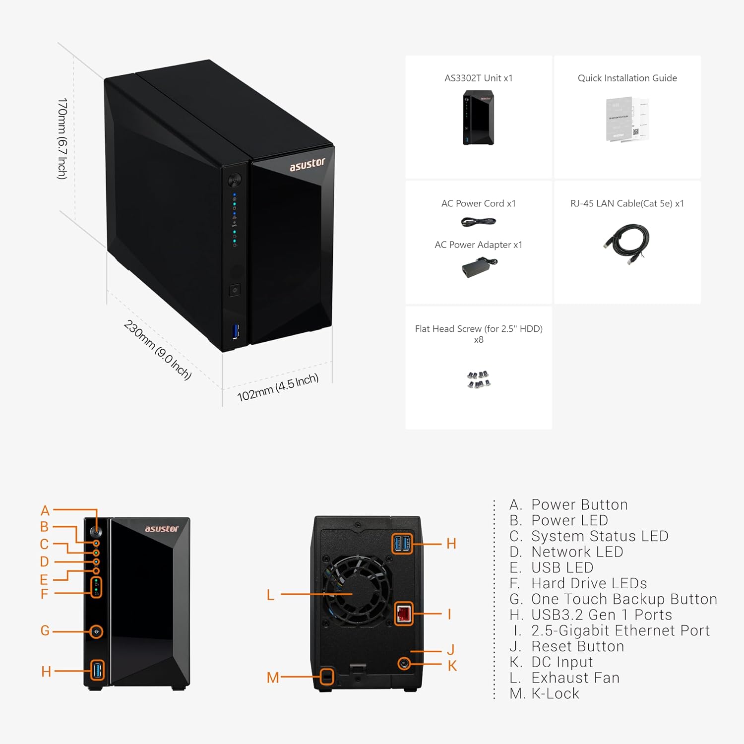 ASUSTOR DRIVESTOR 2 Pro Gen2 (AS3302T v2) - photo 7