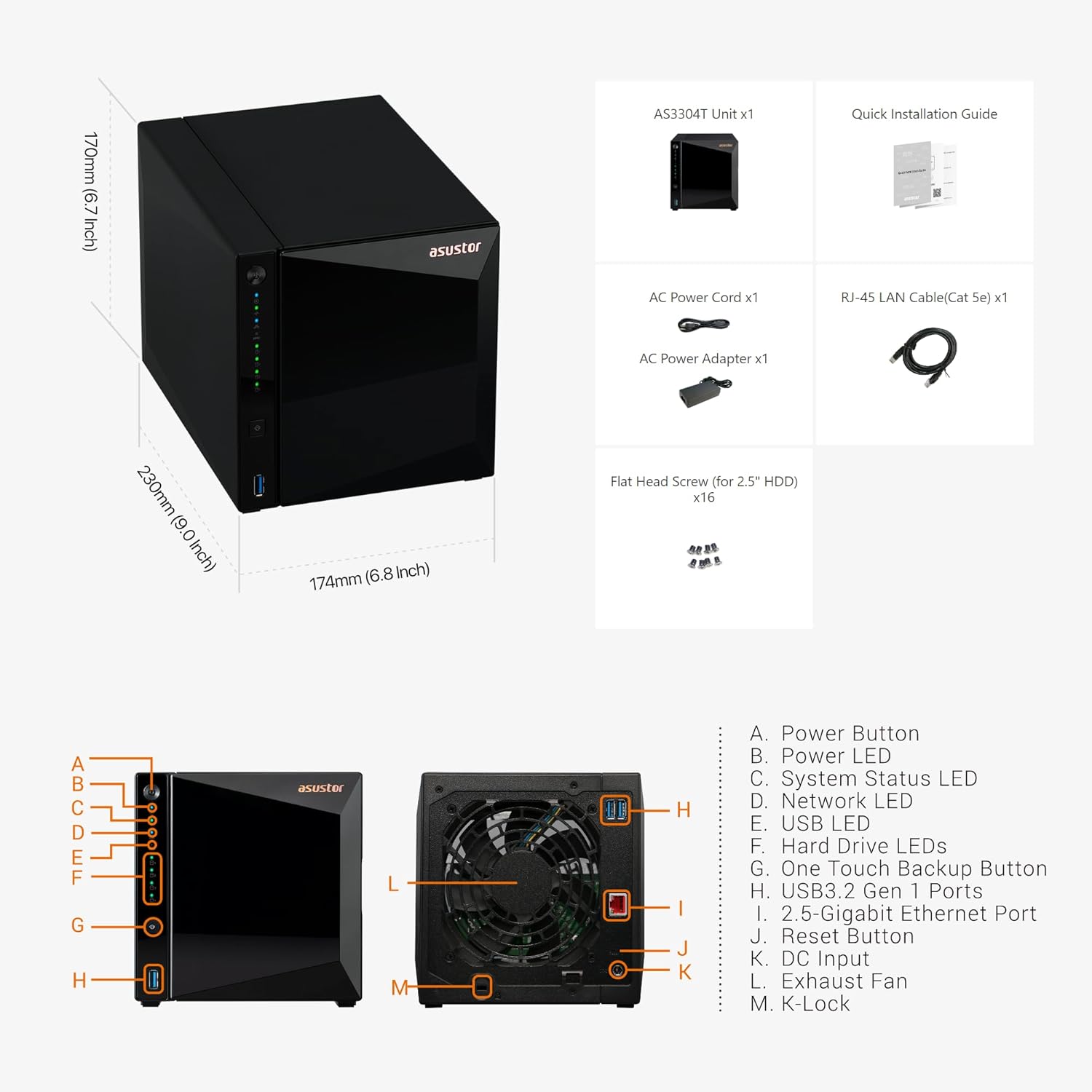 ASUSTOR DRIVESTOR 4 Pro Gen2 (AS3304T v2) - photo 7