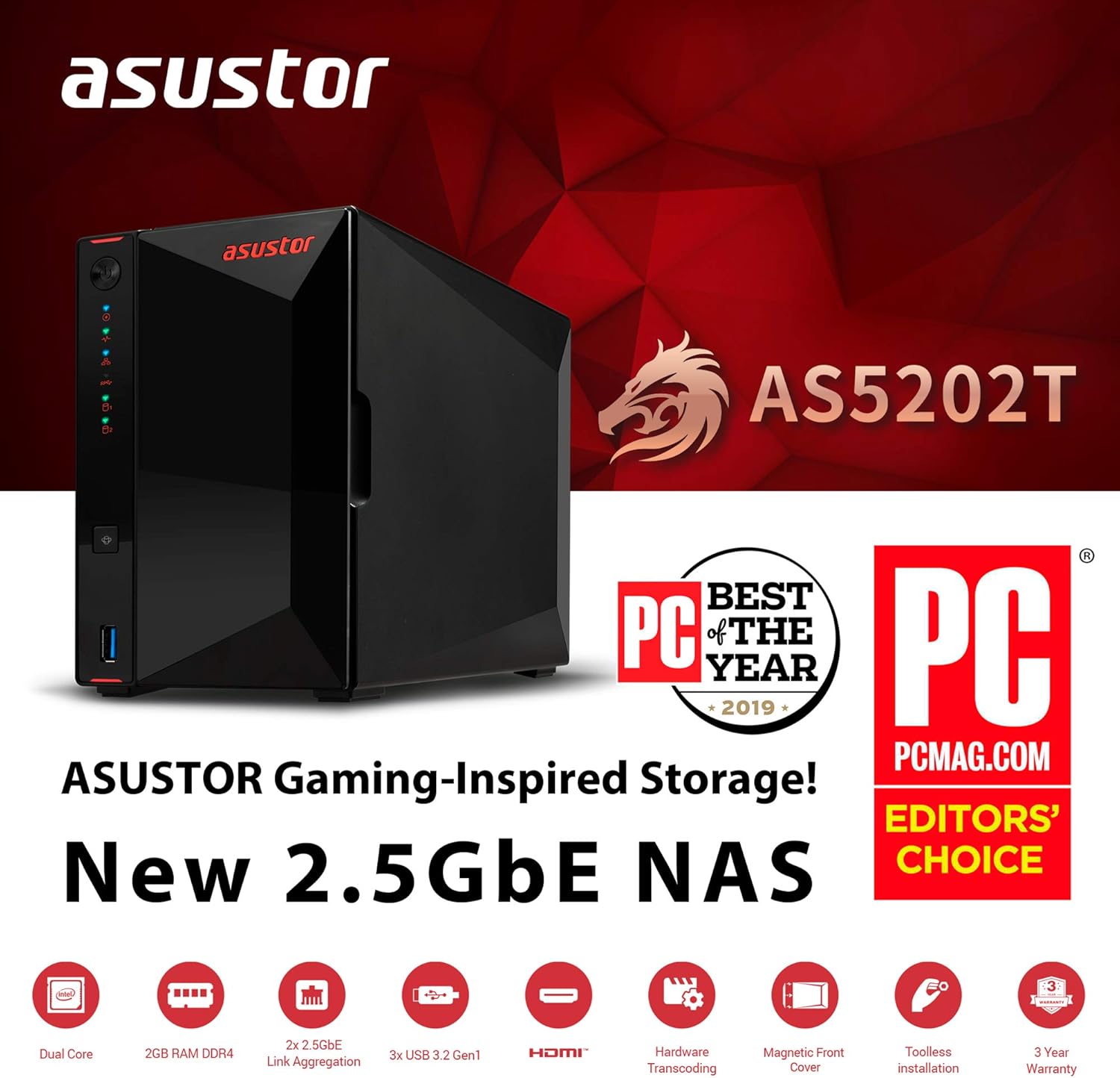 ASUSTOR AS5202T - photo 2