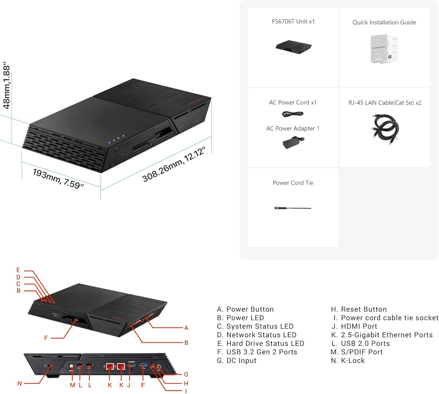 ASUSTOR FLASHSTOR 6 (FS6706T) - photo 2