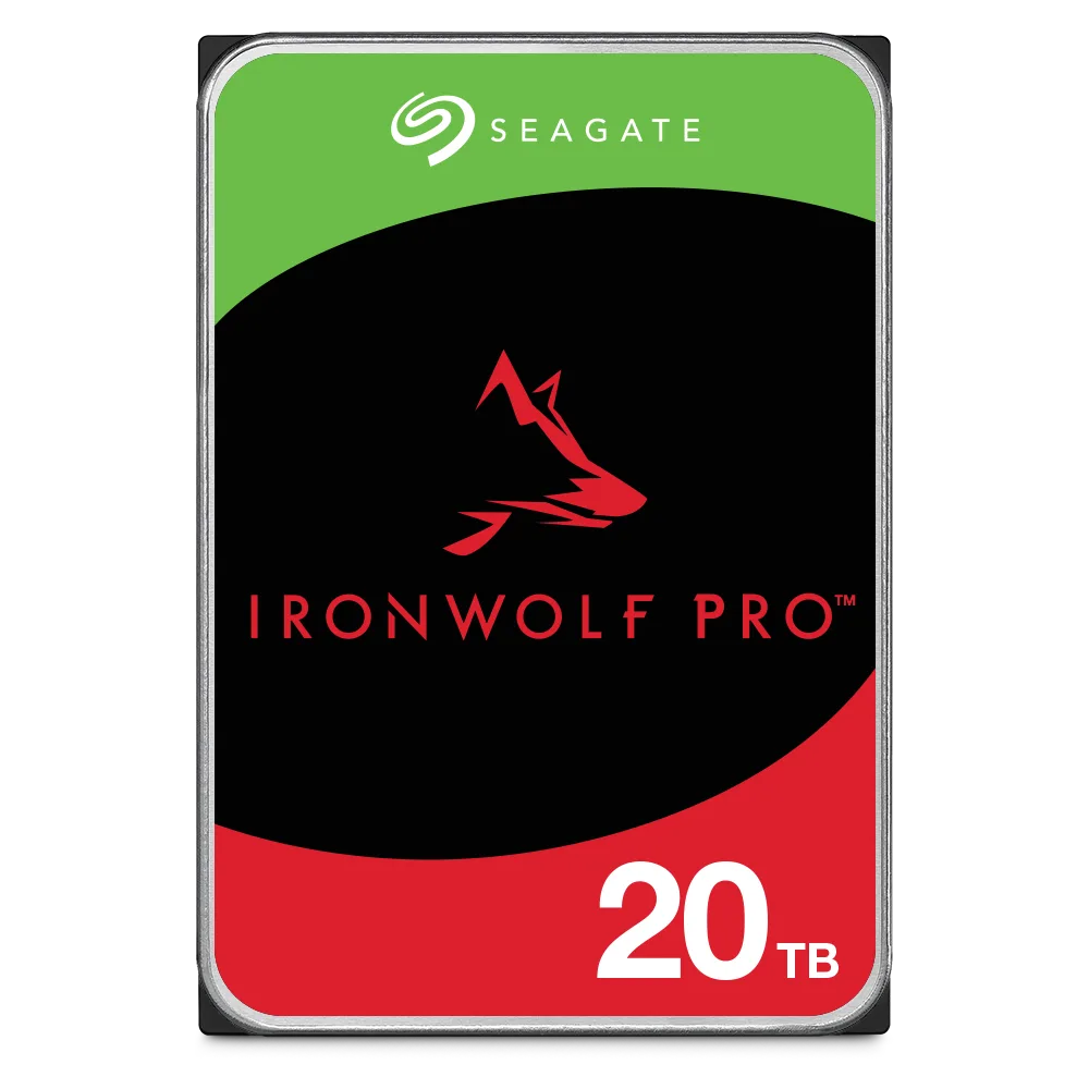 Seagate IronWolf Pro ST20000NT001 20 To — vue officielle