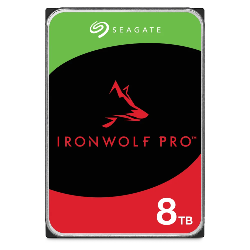Seagate IronWolf Pro ST8000NT001 8 To — vue officielle