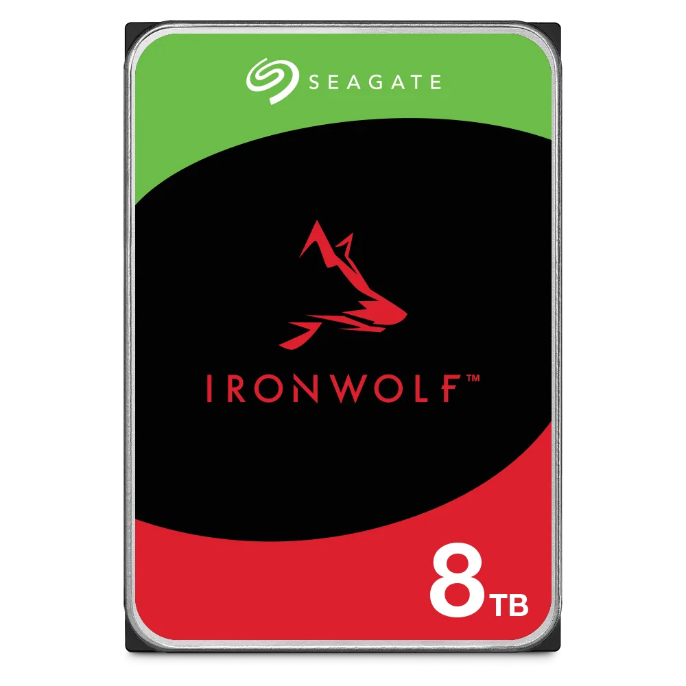 Seagate IronWolf ST8000VN002 8 To — vue officielle