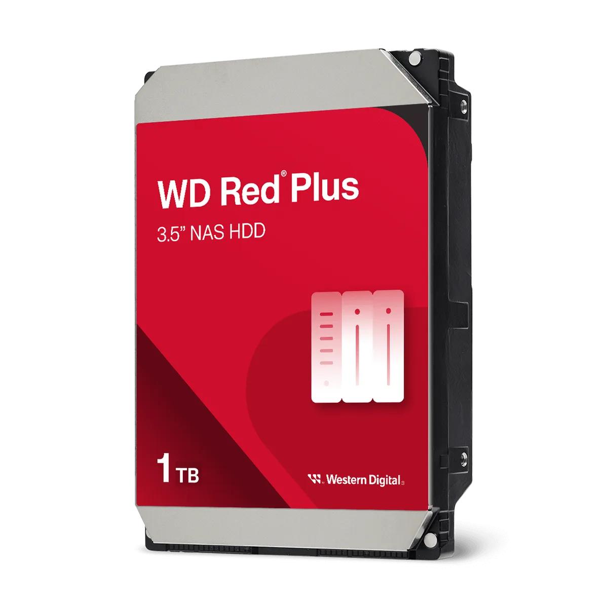 WD Red Plus WD10EFRX 1 To — vue officielle