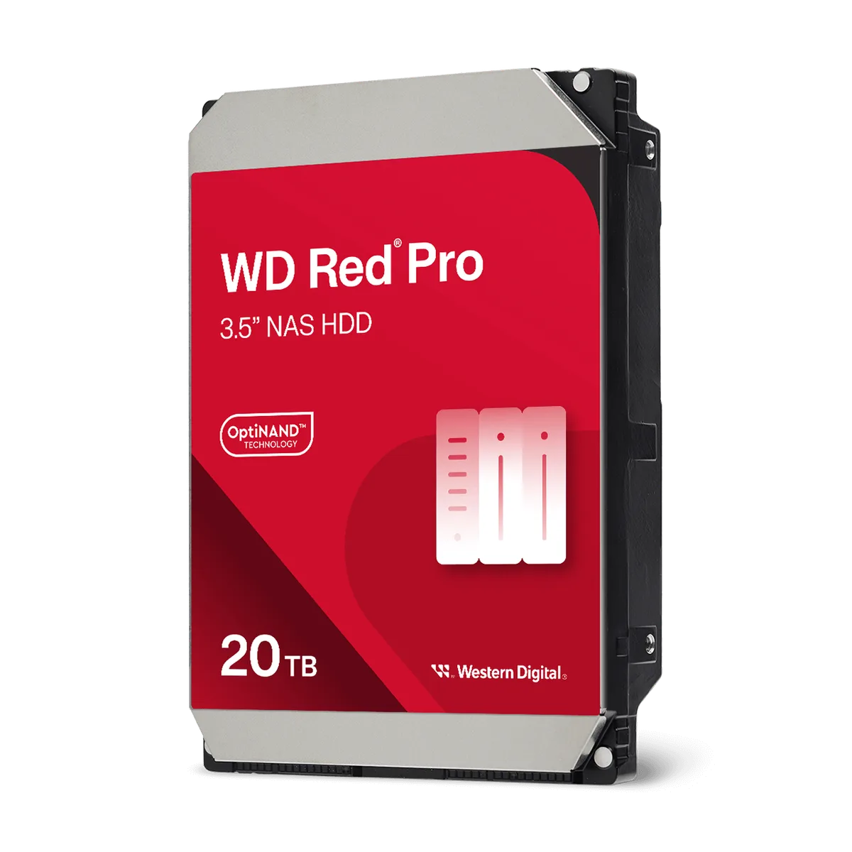 WD Red Pro WD202KFGX 20 To — vue officielle