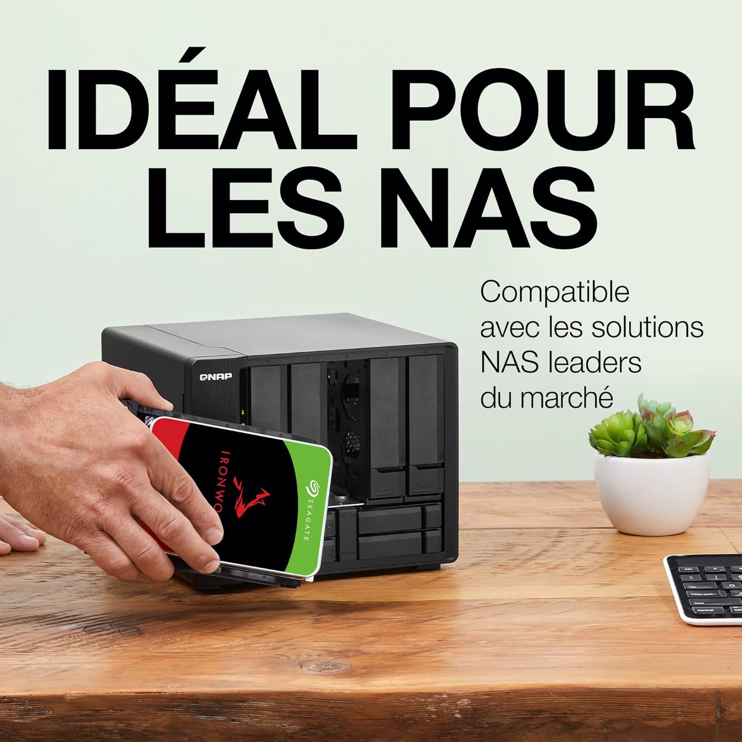 Seagate IronWolf 4 To - installation