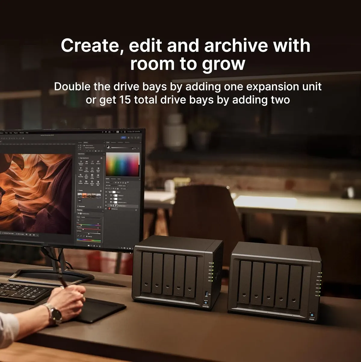 Synology DS1525+ — design 2