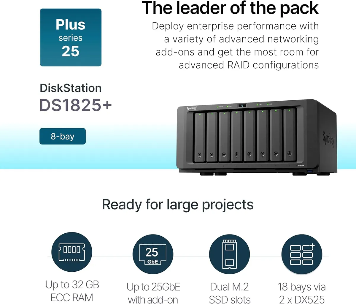 Synology DS1825+ — design 2