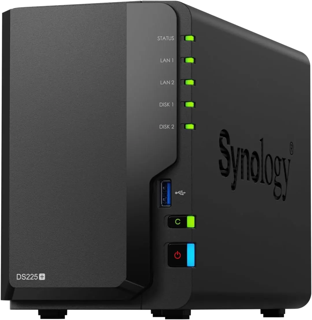 Synology DS225+ - vue de côté