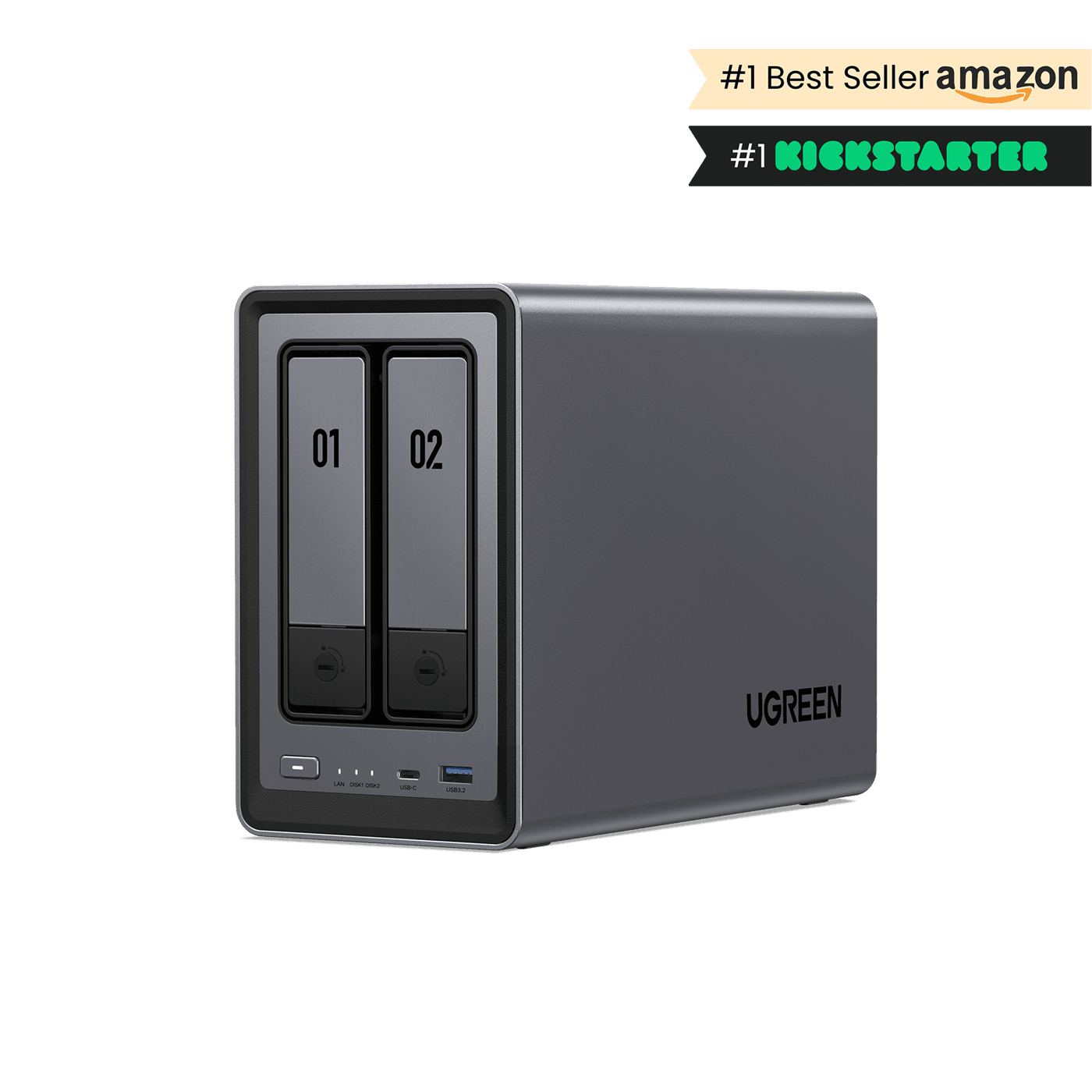 UGREEN DXP2800 - ports et connectique