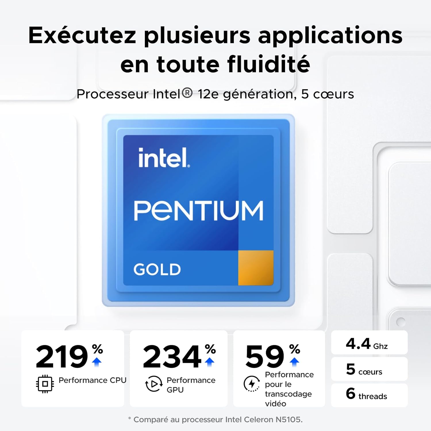 UGREEN DXP4800 Plus - vue de côté