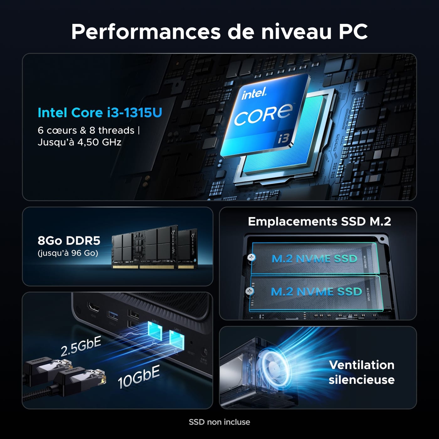 UGREEN DXP4800 Pro - installation